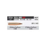NOSLER 500 WHEELS .224 85GR RDF HPBT