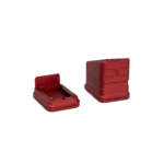 FAXON EXTENSION DE CHARGEUR GLOCK 19 MODULAIRE, COMBO, ROUGE